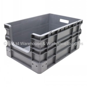 Heavy Duty Stacking Euro Box 60cm 55 Litre Open Front